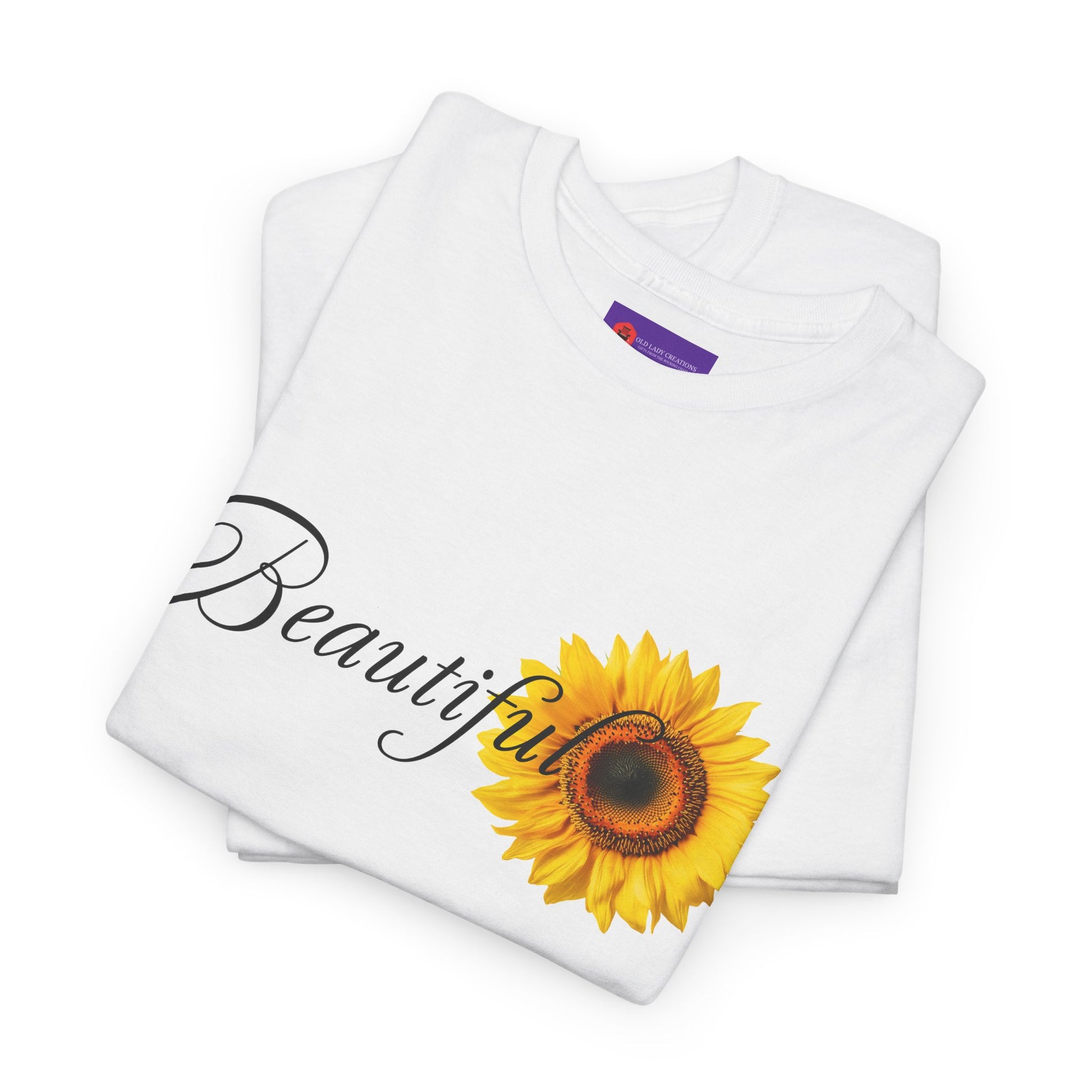 Beautiful Sunflower Unisex Cotton Tee, Nature-Inspired Gift, Casual Outfit, Summer Style, Birthday Gift, Eco-Friendly T-Shirt