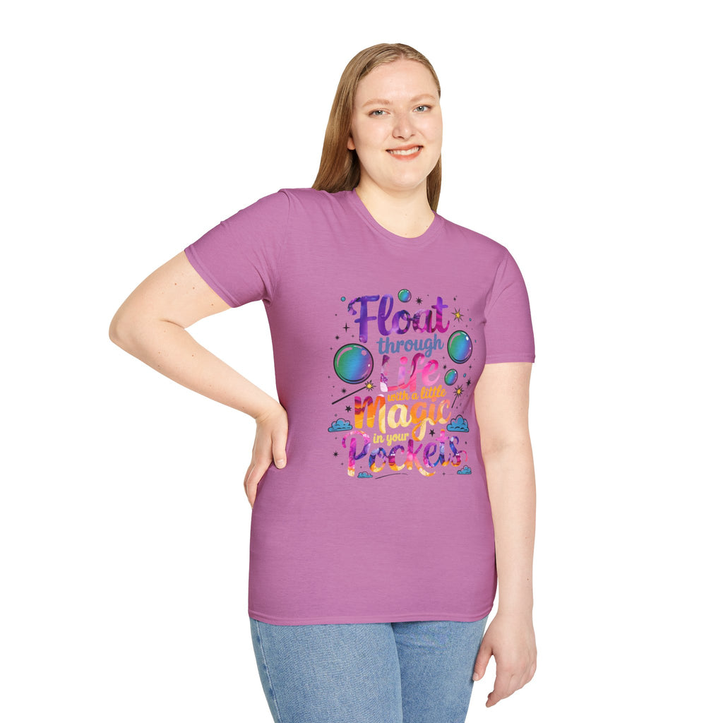 Magic Pockets T-Shirt, Unisex Softstyle Tee, Fun Graphic Shirt, Cute Gift Idea, Casual Wear, Everyday Style
