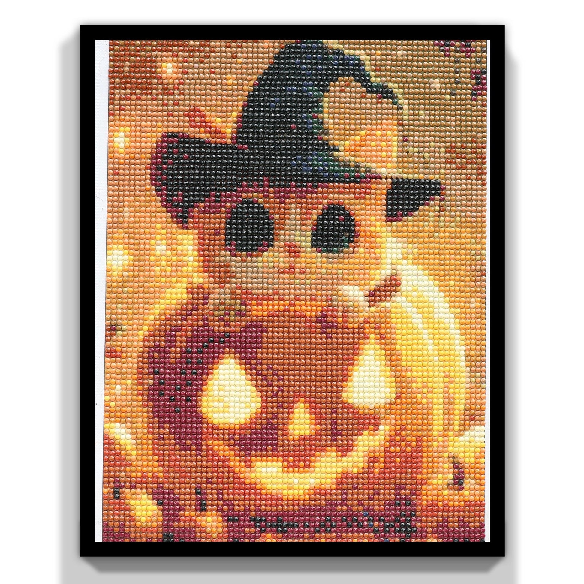 Adorable Halloween Cat Completed Diamond Painting | 20x30cm