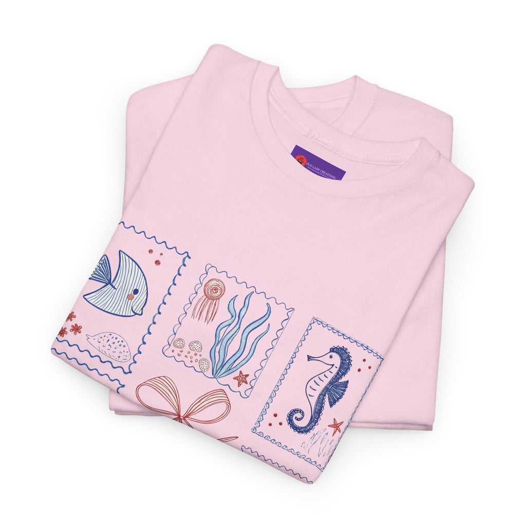 Underwater Adventure Tee - Nautical Art T-Shirt, Sea Life Shirt, Ocean Lover Gift, Beachwear, Marine Style