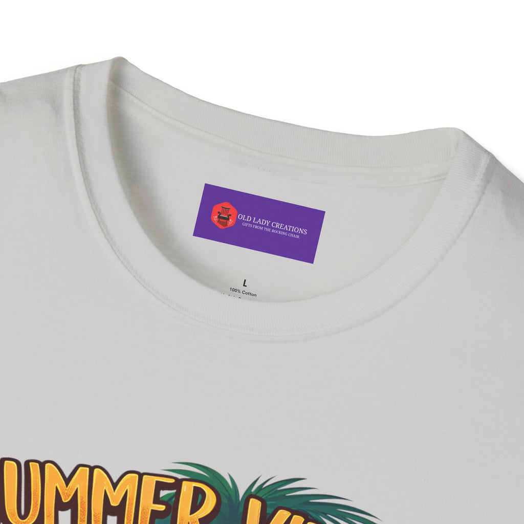 Summer Vibes Unisex Softstyle T-Shirt - Chill Casual Tee, Beachwear, Vacation Outfit, Gift for Her/Him, Trendy Summer Wear