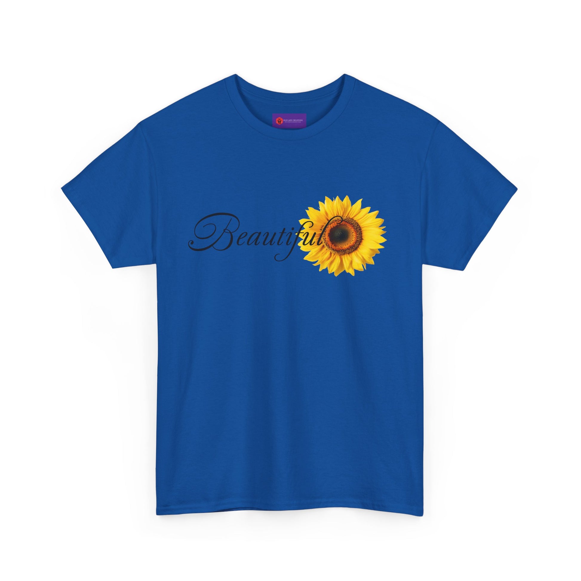 Beautiful Sunflower Unisex Cotton Tee, Nature-Inspired Gift, Casual Outfit, Summer Style, Birthday Gift, Eco-Friendly T-Shirt