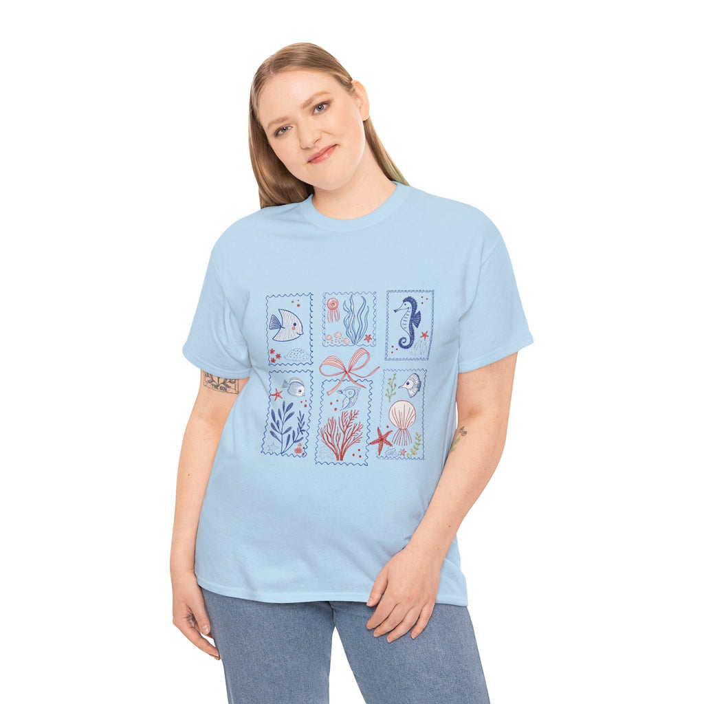 Underwater Adventure Tee - Nautical Art T-Shirt, Sea Life Shirt, Ocean Lover Gift, Beachwear, Marine Style