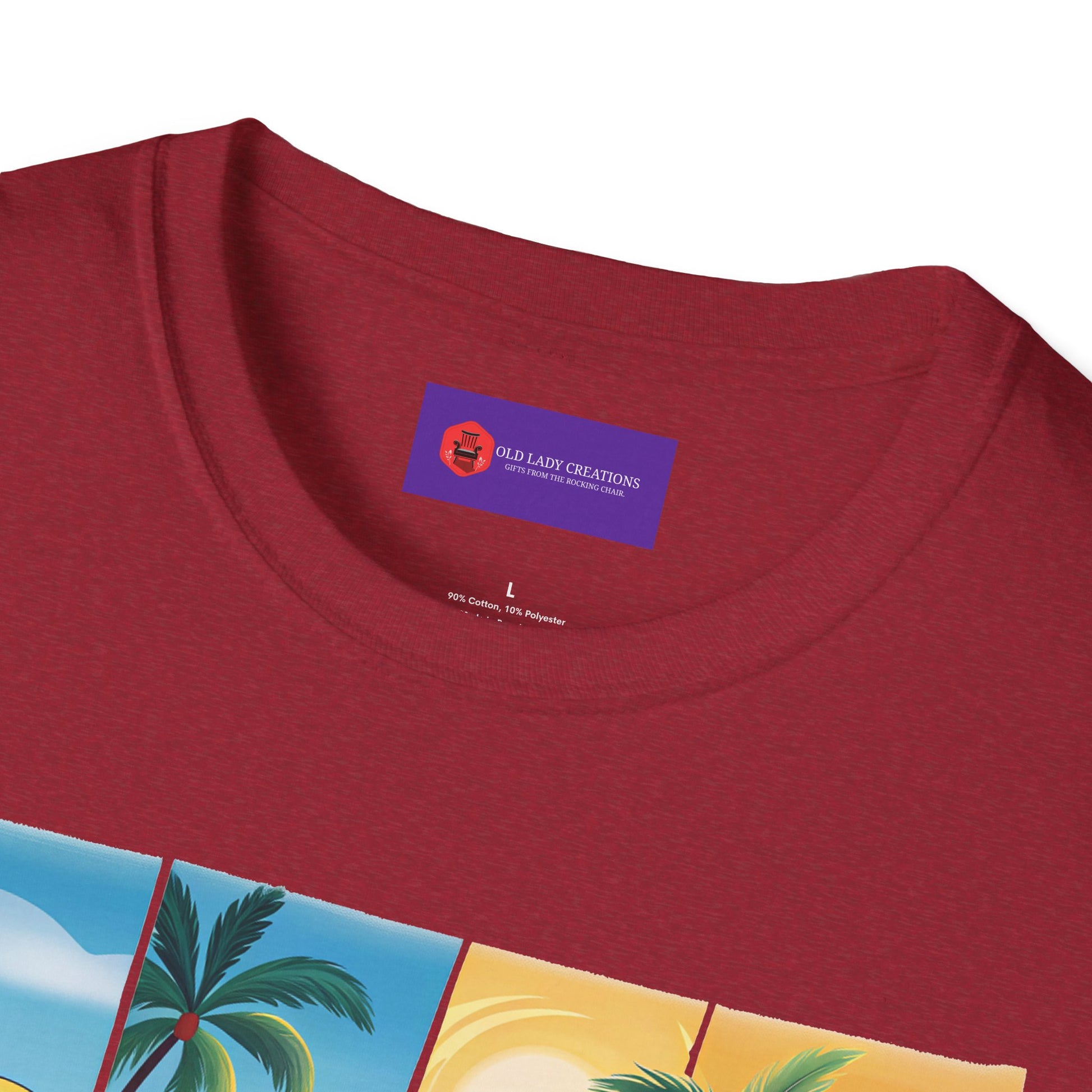 Vibrant Summer Vibes T-Shirt, Beachwear, Sunshine Apparel, Vacation Tee, Casual Summer Outfit, Gift for Beach Lovers