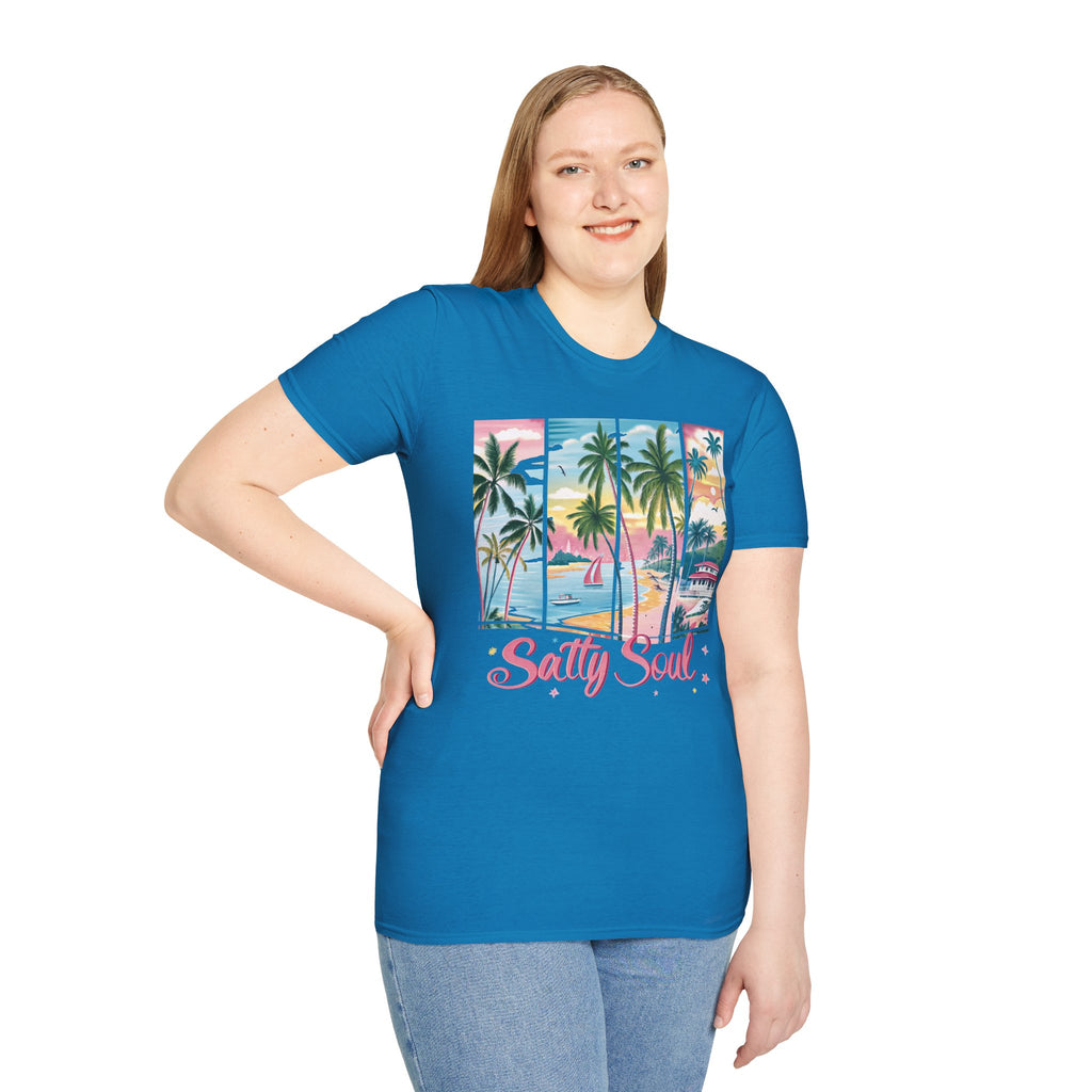 Salty Soul Beach Vibe Unisex T-Shirt | Summer Graphic Tee, Coastal Apparel, Relaxed Fit, Gift for Beach Lovers, [...]
