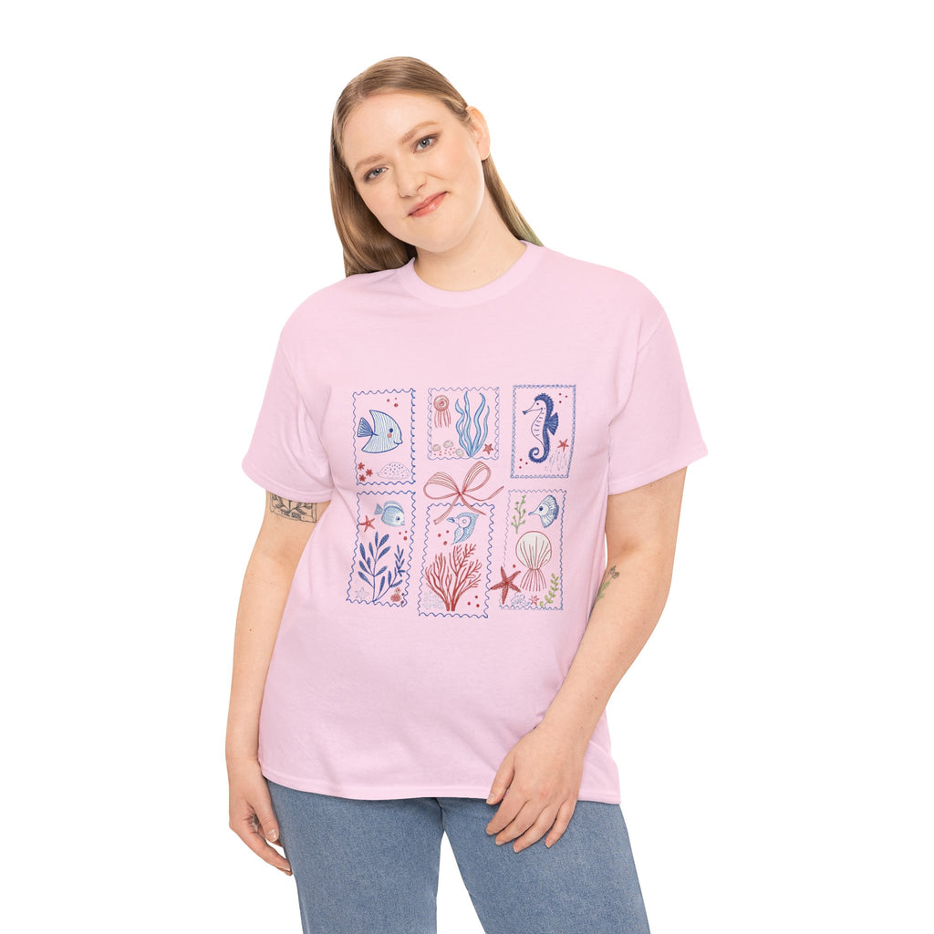 Underwater Adventure Tee - Nautical Art T-Shirt, Sea Life Shirt, Ocean Lover Gift, Beachwear, Marine Style