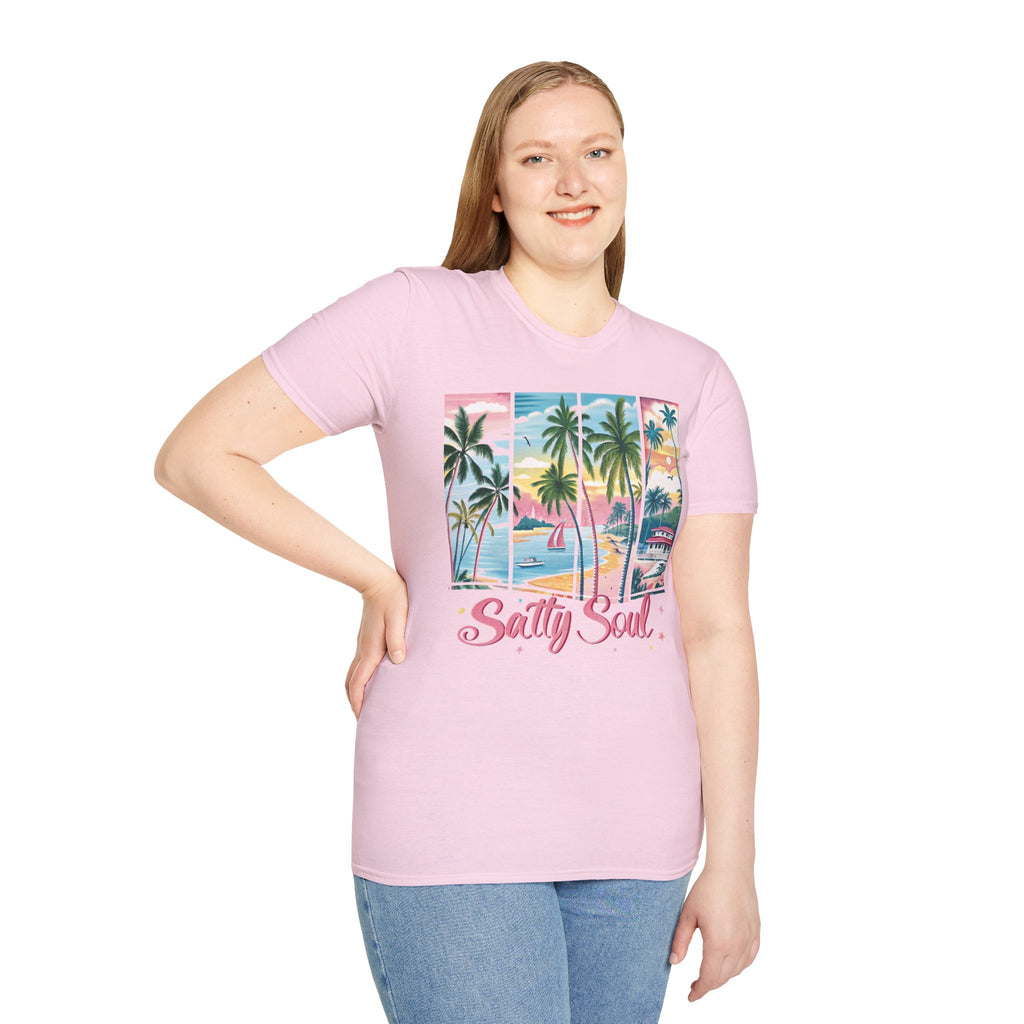 Salty Soul Beach Vibe Unisex T-Shirt | Summer Graphic Tee, Coastal Apparel, Relaxed Fit, Gift for Beach Lovers, [...]