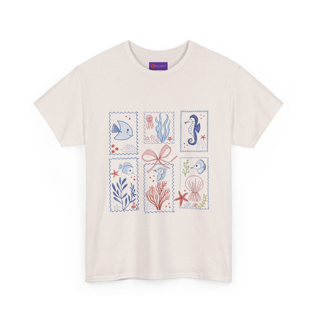 Underwater Adventure Tee - Nautical Art T-Shirt, Sea Life Shirt, Ocean Lover Gift, Beachwear, Marine Style
