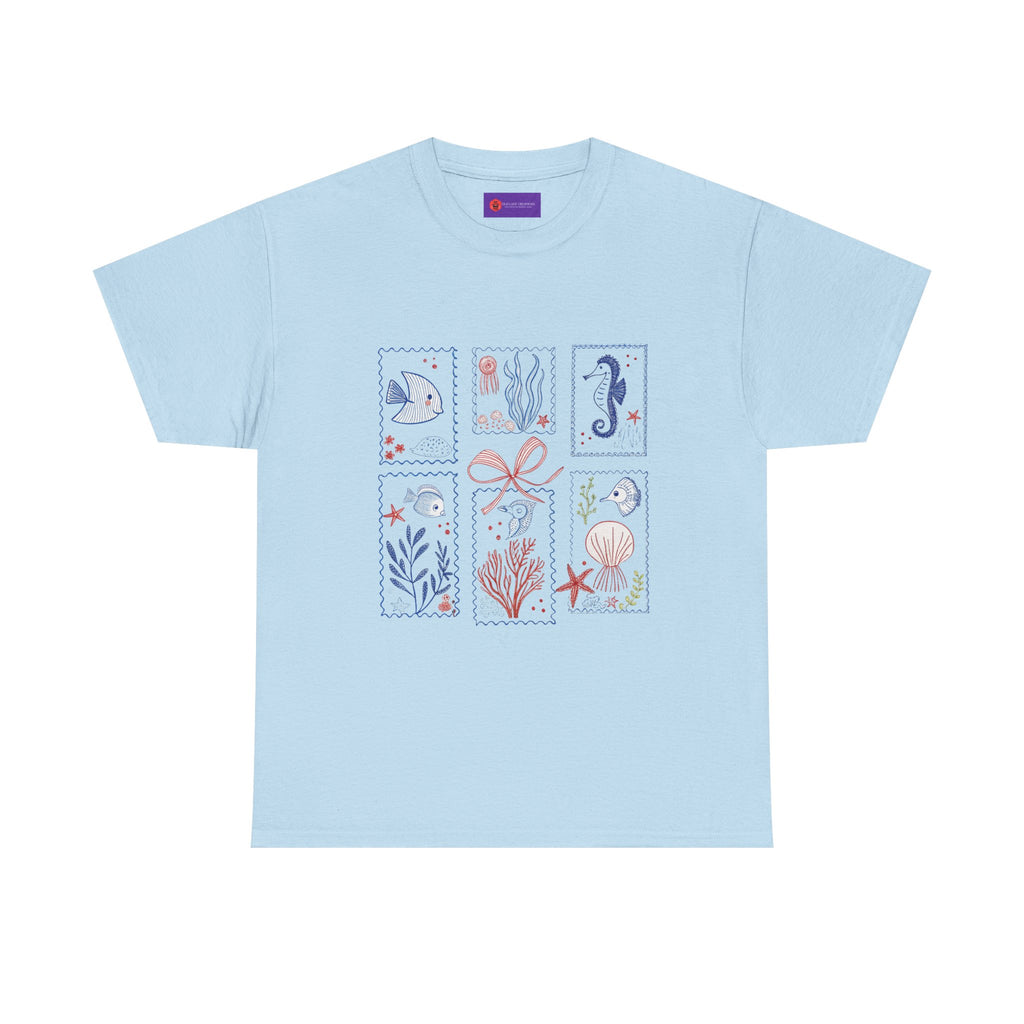 Underwater Adventure Tee - Nautical Art T-Shirt, Sea Life Shirt, Ocean Lover Gift, Beachwear, Marine Style