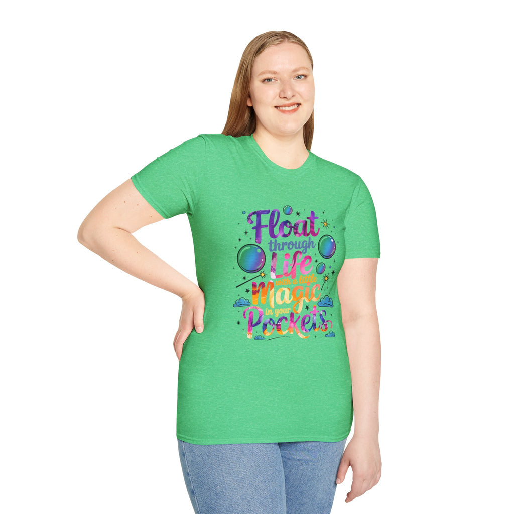 Magic Pockets T-Shirt, Unisex Softstyle Tee, Fun Graphic Shirt, Cute Gift Idea, Casual Wear, Everyday Style