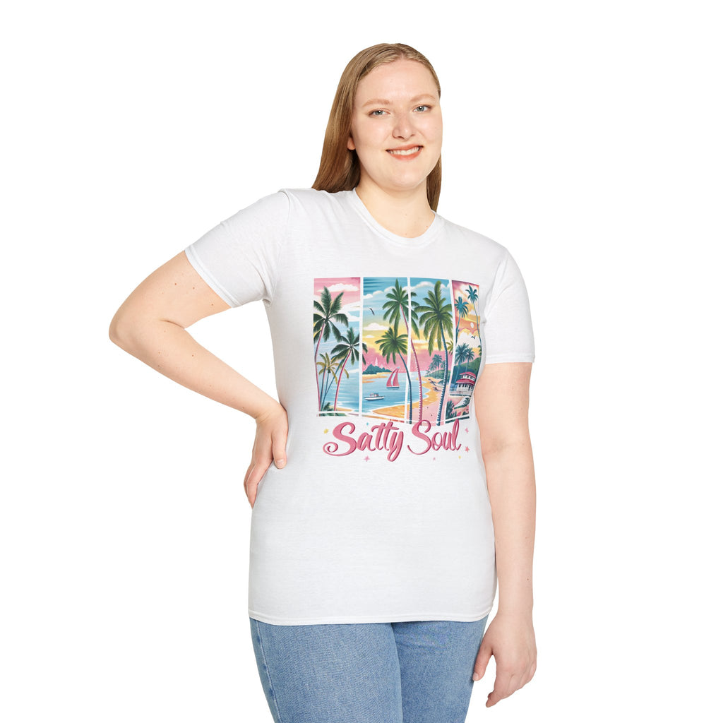 Salty Soul Beach Vibe Unisex T-Shirt | Summer Graphic Tee, Coastal Apparel, Relaxed Fit, Gift for Beach Lovers, [...]