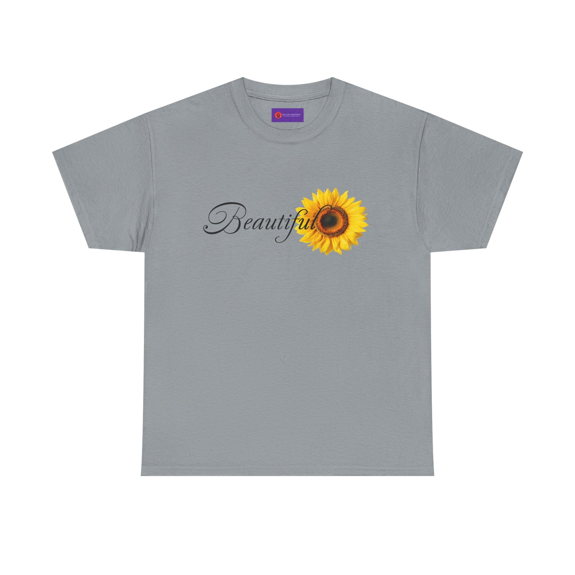 Beautiful Sunflower Unisex Cotton Tee, Nature-Inspired Gift, Casual Outfit, Summer Style, Birthday Gift, Eco-Friendly T-Shirt