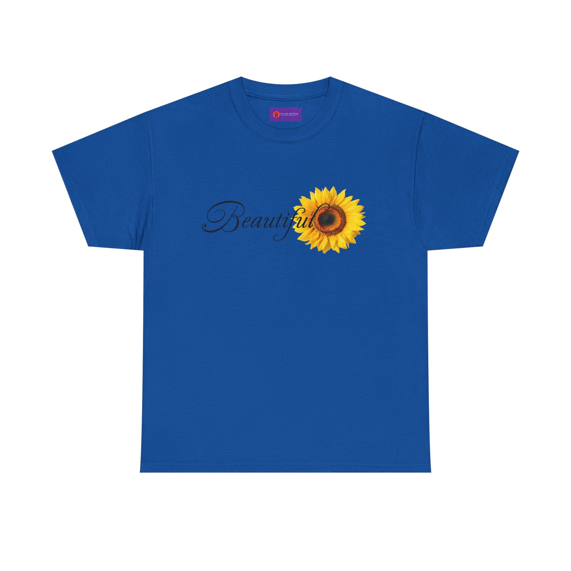 Beautiful Sunflower Unisex Cotton Tee, Nature-Inspired Gift, Casual Outfit, Summer Style, Birthday Gift, Eco-Friendly T-Shirt