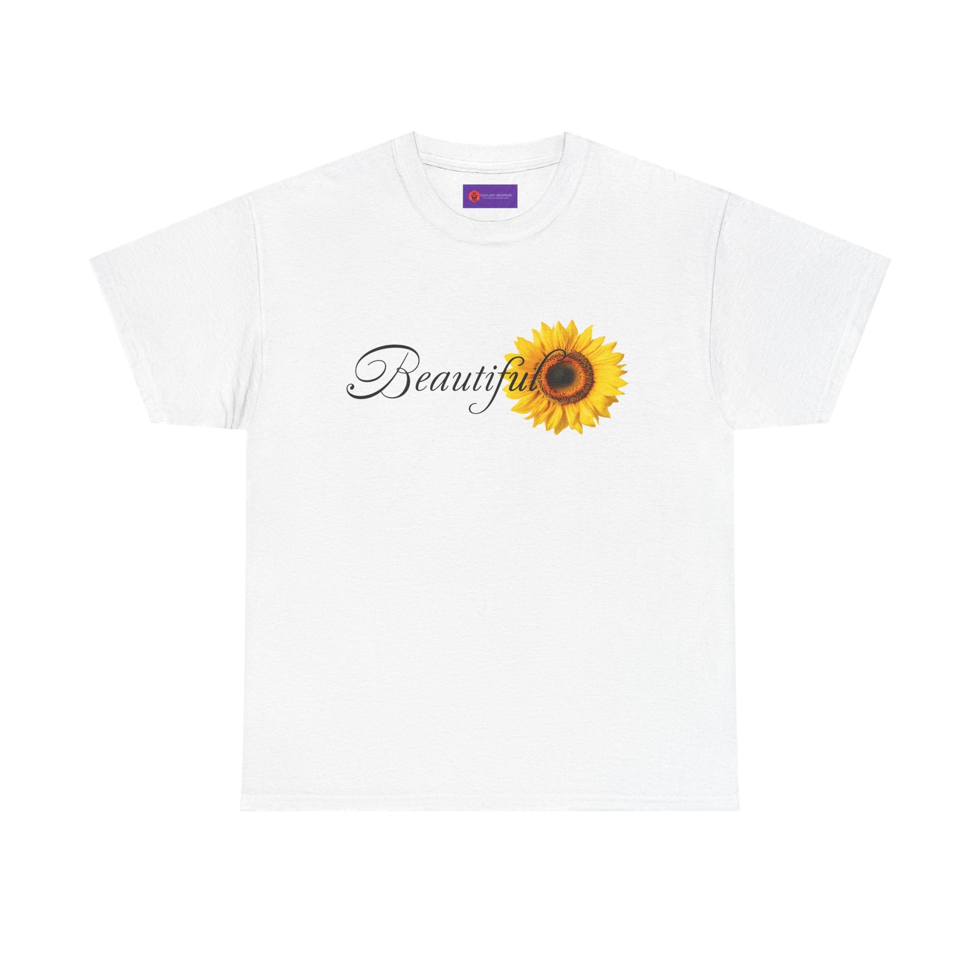 Beautiful Sunflower Unisex Cotton Tee, Nature-Inspired Gift, Casual Outfit, Summer Style, Birthday Gift, Eco-Friendly T-Shirt