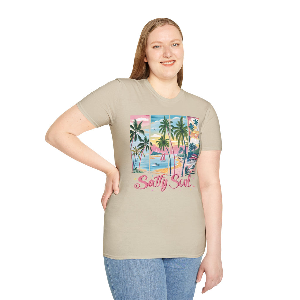 Salty Soul Beach Vibe Unisex T-Shirt | Summer Graphic Tee, Coastal Apparel, Relaxed Fit, Gift for Beach Lovers, [...]