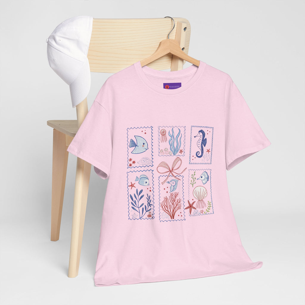 Underwater Adventure Tee - Nautical Art T-Shirt, Sea Life Shirt, Ocean Lover Gift, Beachwear, Marine Style