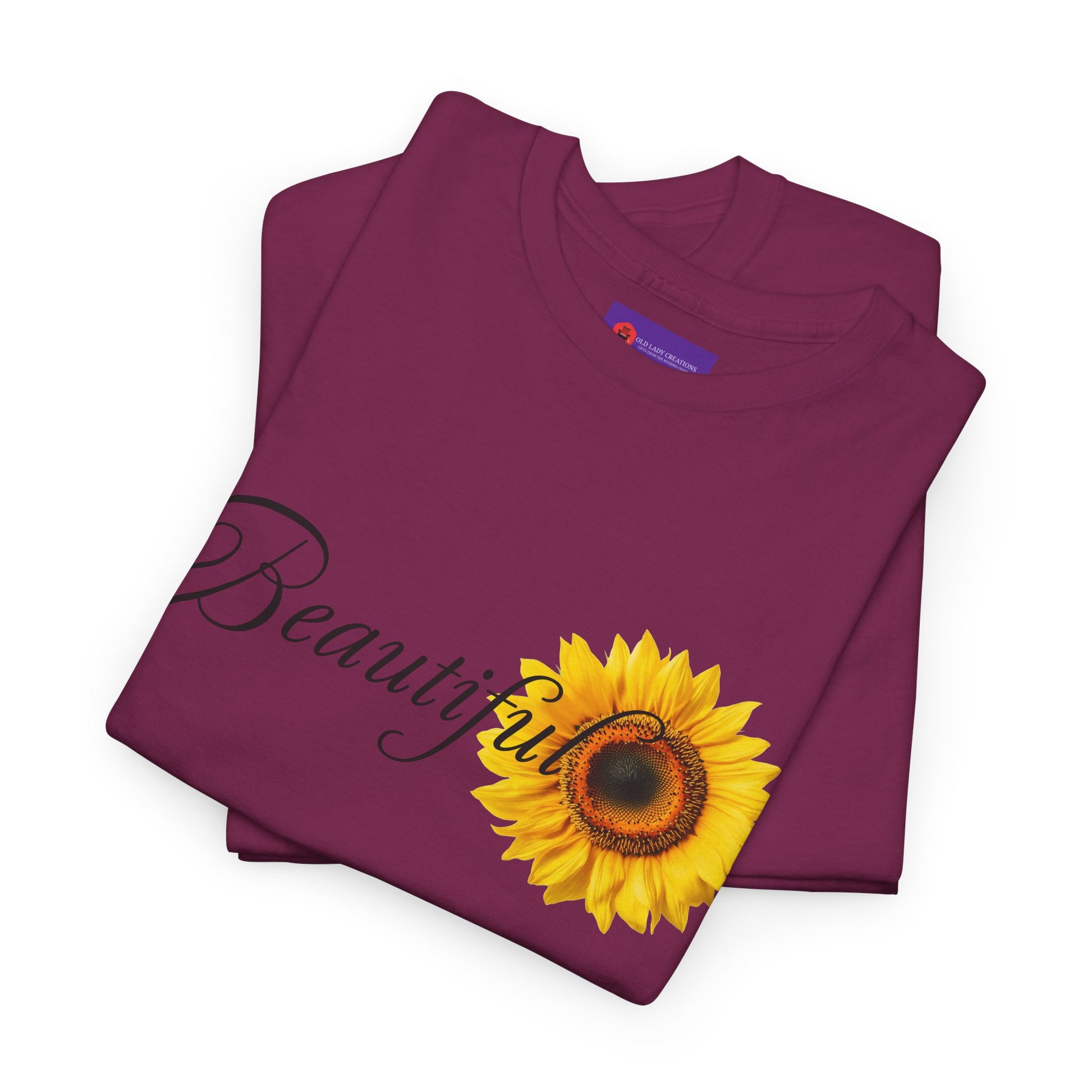 Beautiful Sunflower Unisex Cotton Tee, Nature-Inspired Gift, Casual Outfit, Summer Style, Birthday Gift, Eco-Friendly T-Shirt