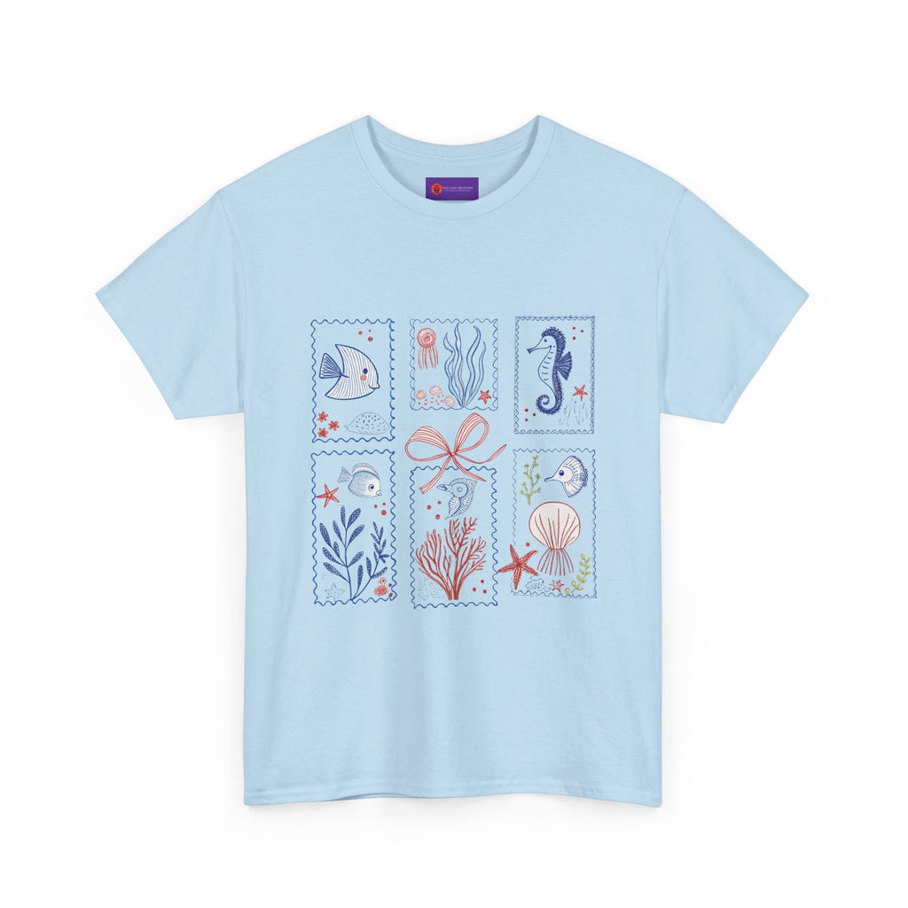 Underwater Adventure Tee - Nautical Art T-Shirt, Sea Life Shirt, Ocean Lover Gift, Beachwear, Marine Style